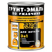 Грунт-эмаль по ржавчине Бронзовый Молотковая 2л "DALI"