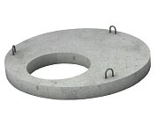 Крышка "без люка" ЖБ D= 1,5м отв. 700 (h=13) 
