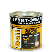 Грунт-эмаль по ржавчине Серебристый Алюминий&nbsp;&nbsp;0,75л "DALI"