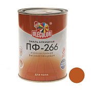 Эмаль алк. ПФ-266 Желто-коричневая&nbsp;&nbsp;2,7кг "Олеколор" 