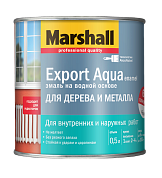 Эмаль акриловая&nbsp;&nbsp;EXPORT аква с-серая. п/мат. 0,5л