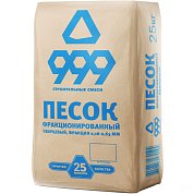Песок кварцевый желтый мытый фракционнный (0,16-0,63 мм), 25 кг. Форммат