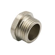 Заглушка нар. резьба 1/2" никелированная AQUALINK (10/500)