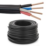 Кабель медный силовой ВВГнг-LS 4*4 плоский ГОСТ (РЭК / Prysmian)